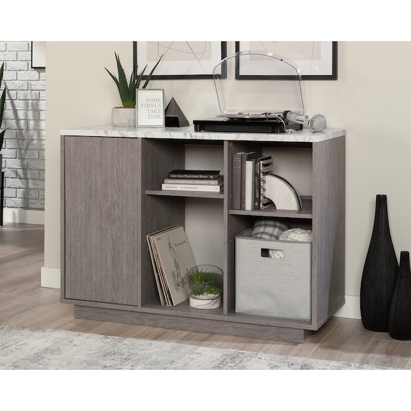 Sauder East Rock Accent Storage Ao , Accommodates up to a 50 in. TV weighing 50 lbs 431762 - main